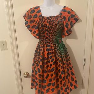Xl African print dress